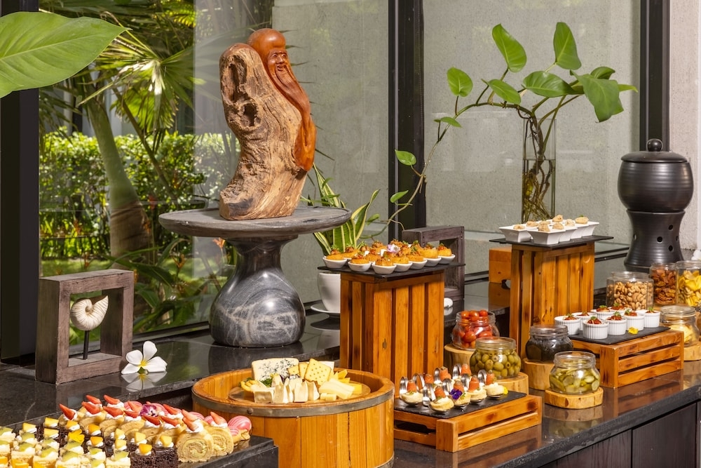 뷔페 아침 식사