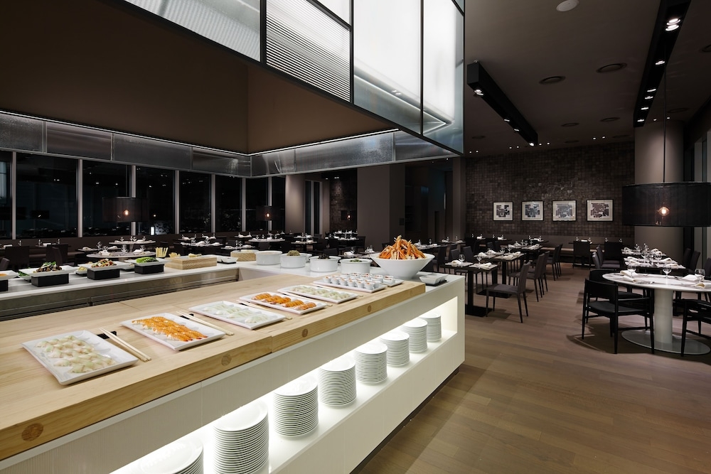 뷔페 아침 식사