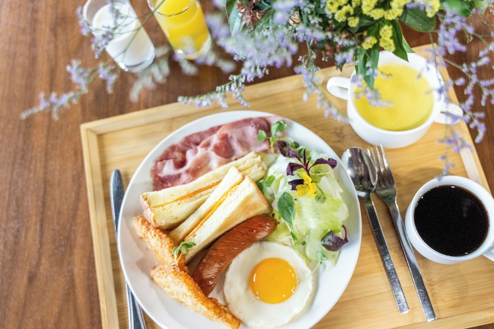 뷔페 아침 식사