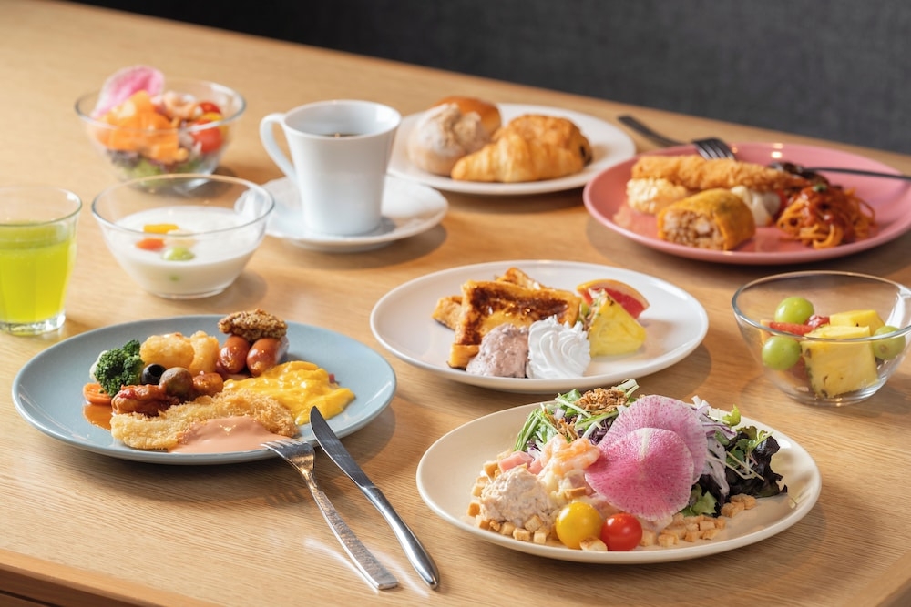 뷔페 아침 식사