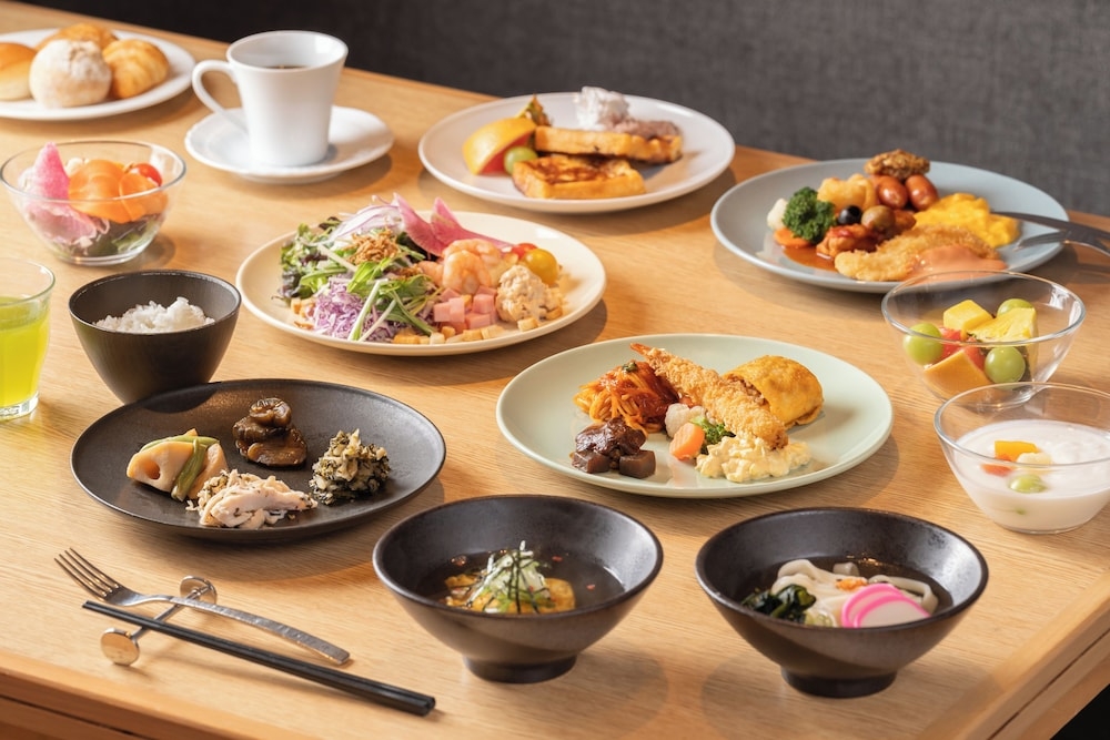 뷔페 아침 식사