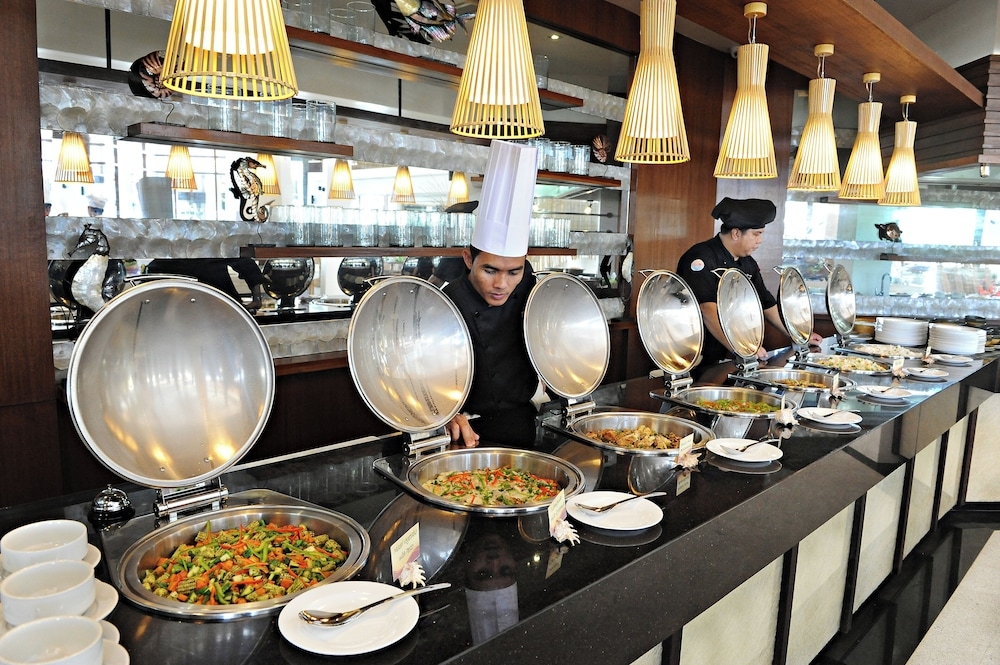 뷔페 아침 식사