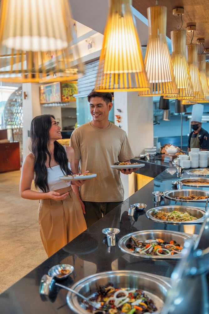 뷔페 아침 식사