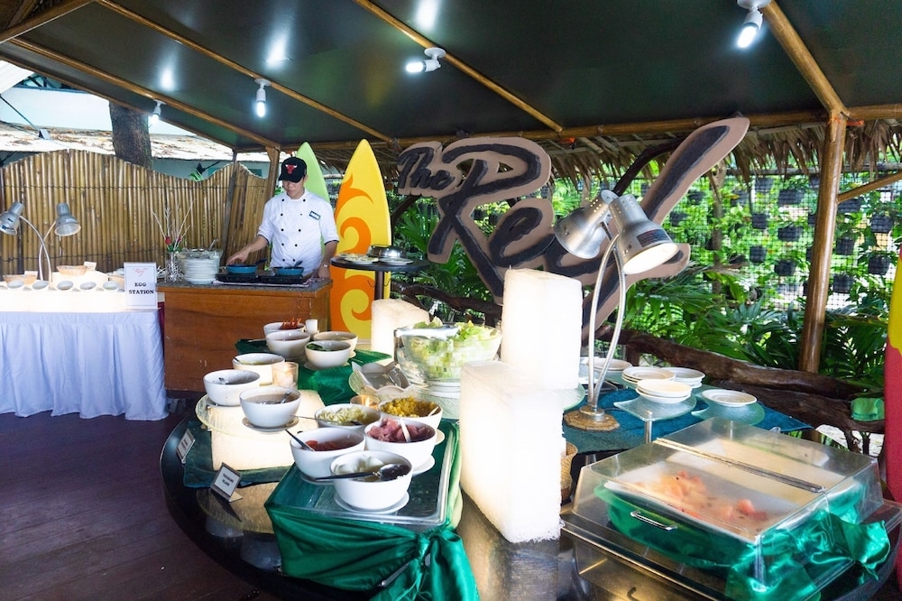 뷔페 아침 식사