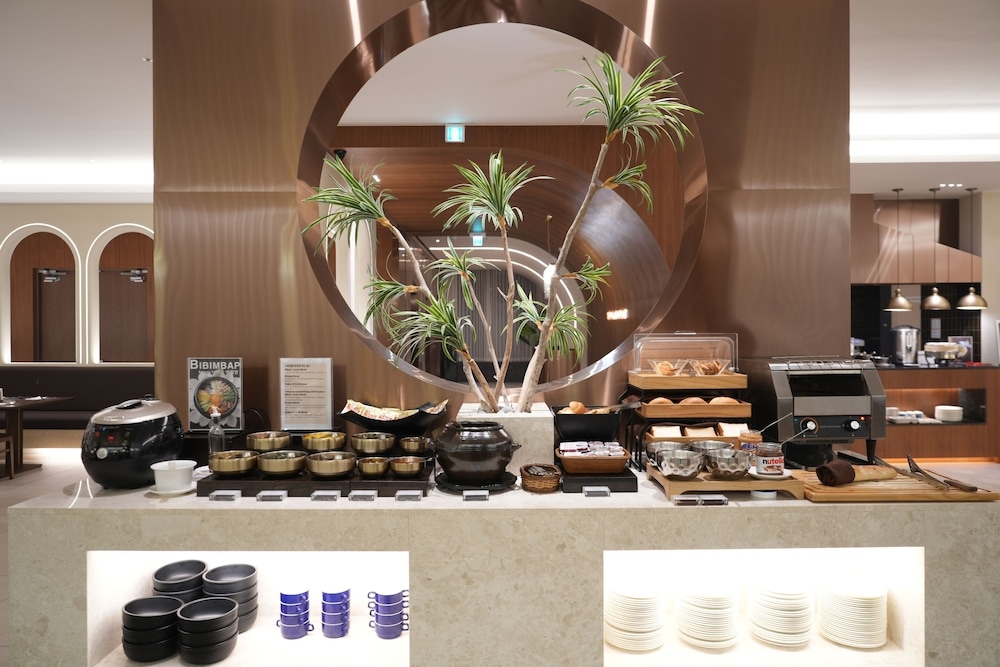 뷔페 아침 식사