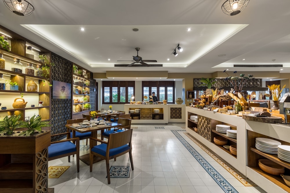 뷔페 아침 식사