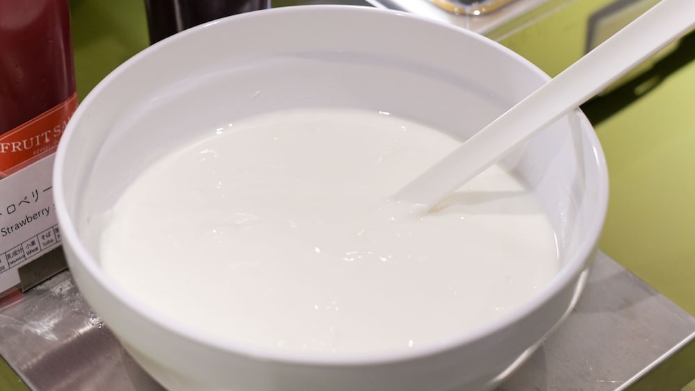 뷔페 아침 식사