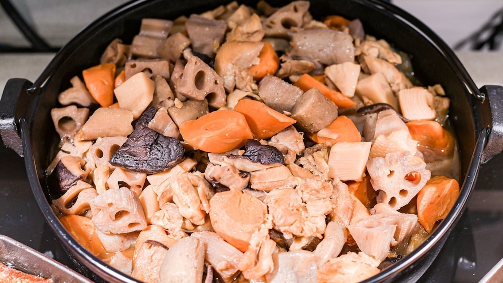 뷔페 아침 식사