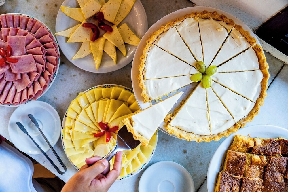 뷔페 아침 식사