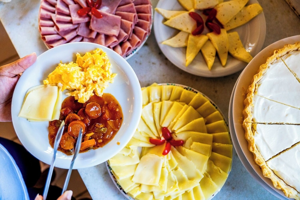 뷔페 아침 식사