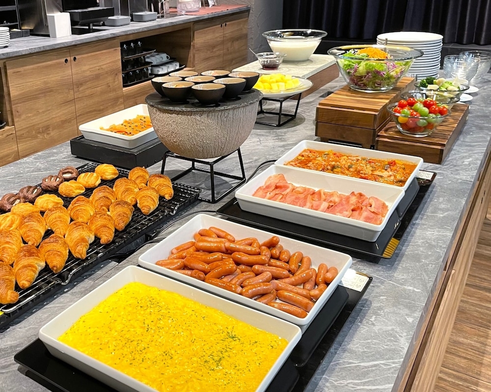 뷔페 아침 식사