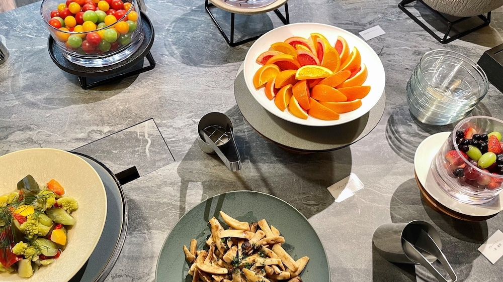 뷔페 아침 식사