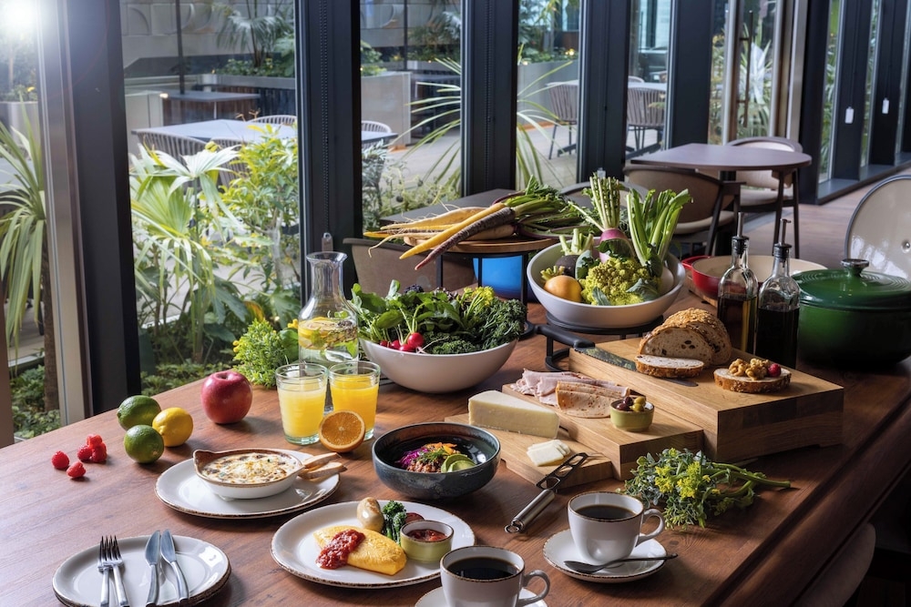 뷔페 아침 식사