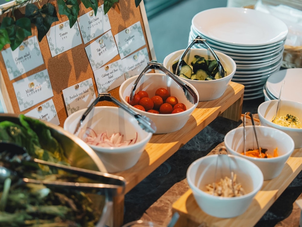 뷔페 아침 식사