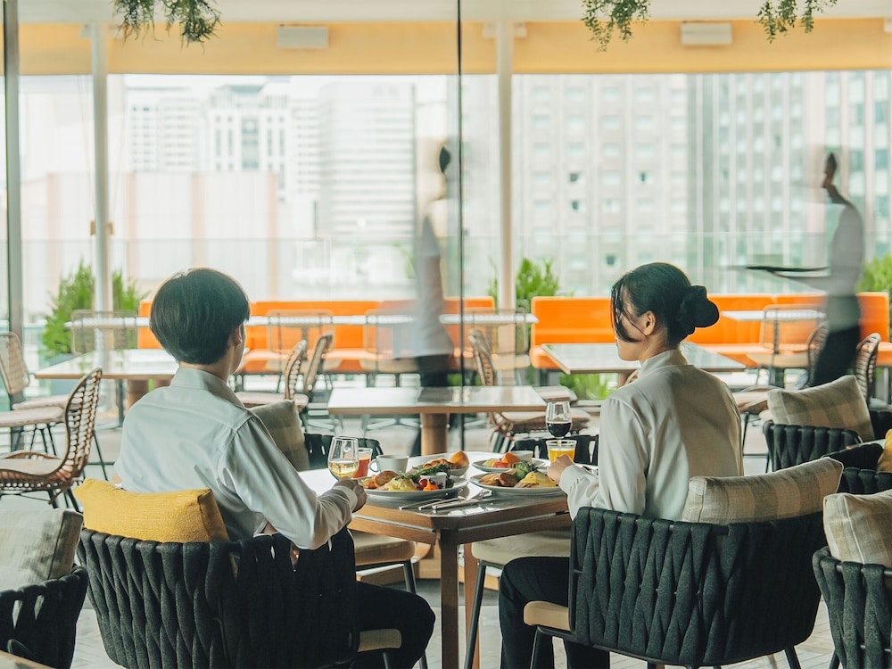 뷔페 아침 식사