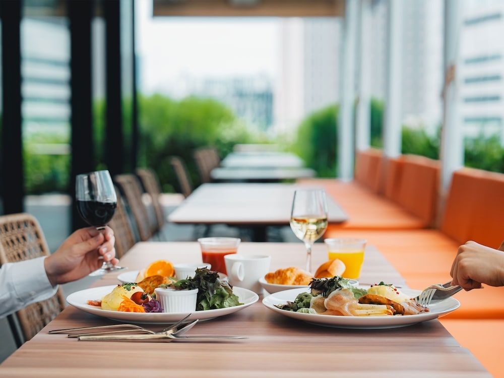 뷔페 아침 식사