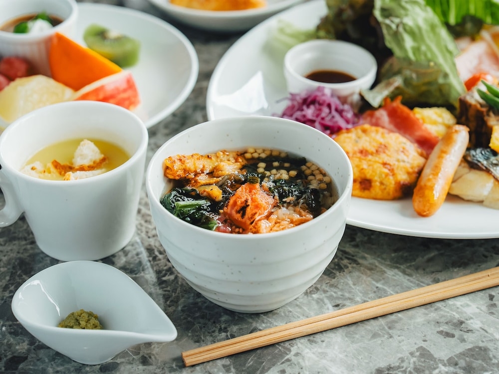 뷔페 아침 식사