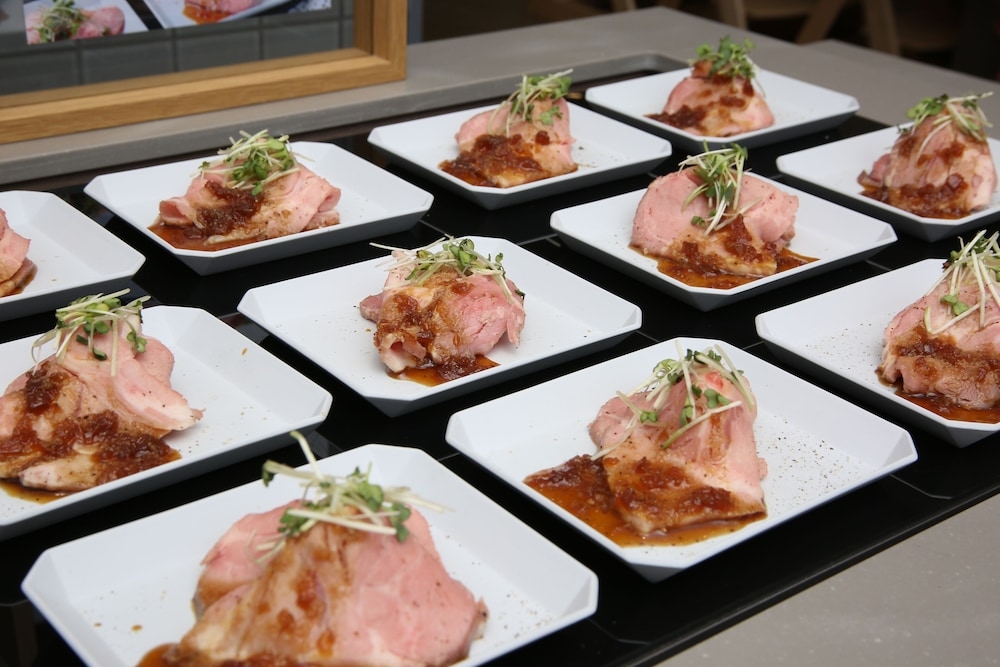 뷔페 아침 식사