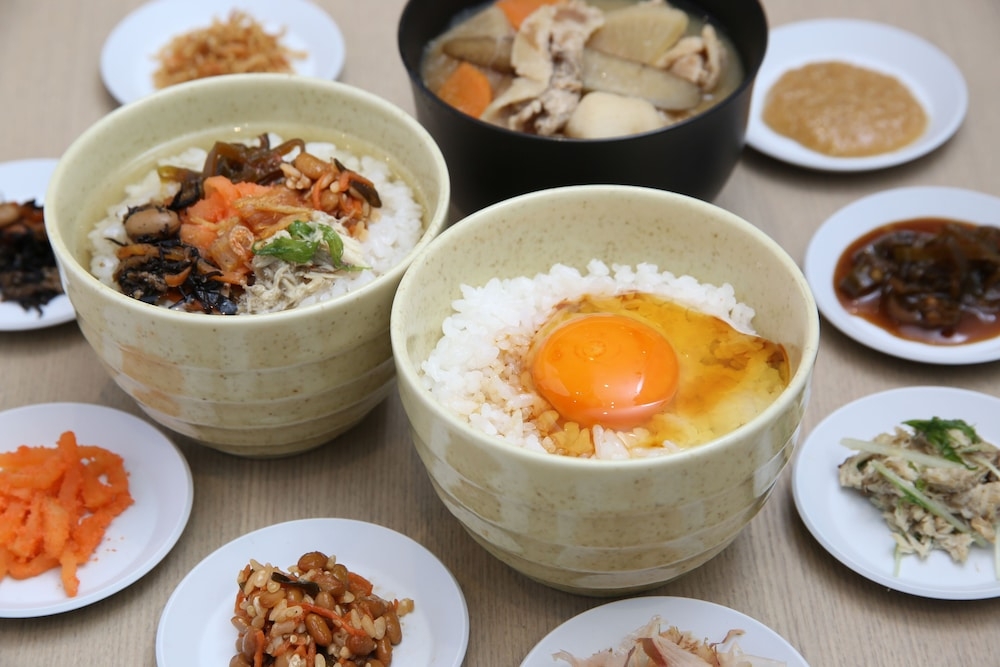 뷔페 아침 식사