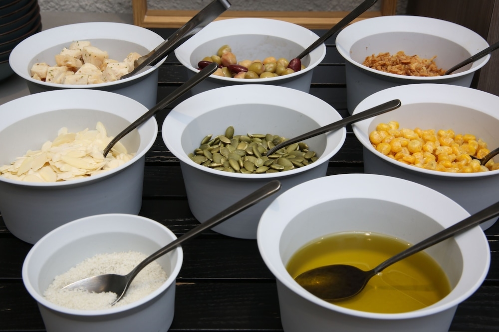 뷔페 아침 식사