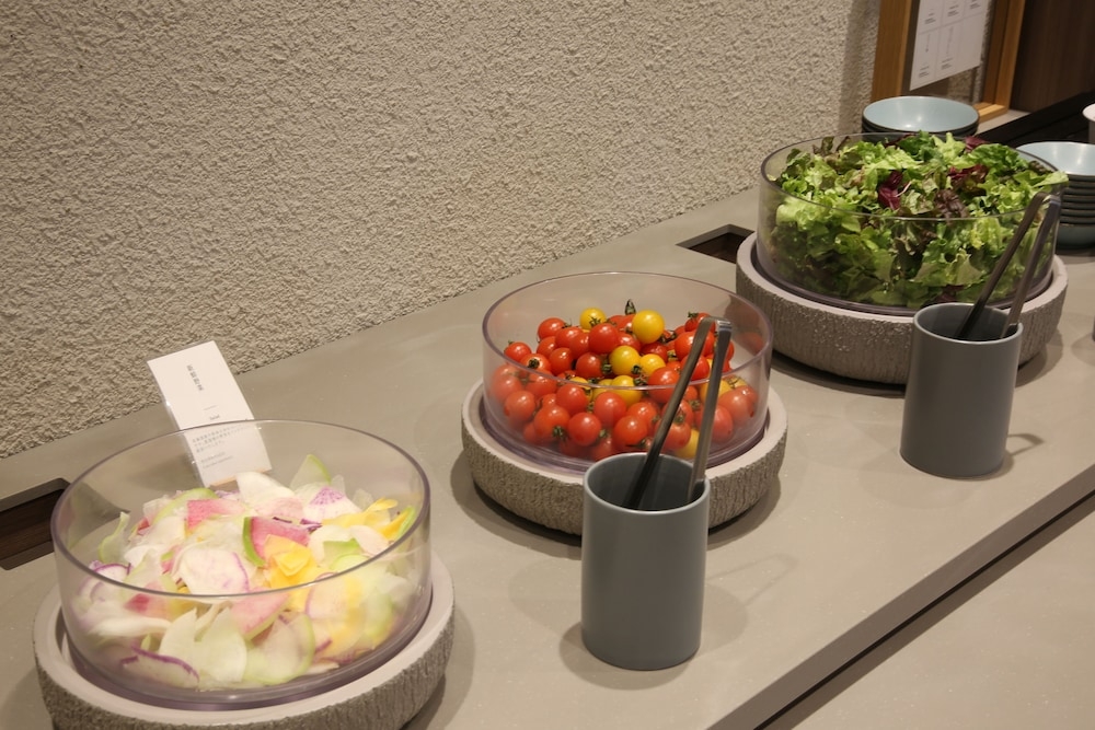 뷔페 아침 식사