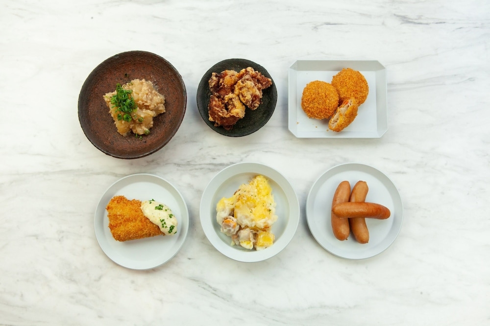 뷔페 아침 식사