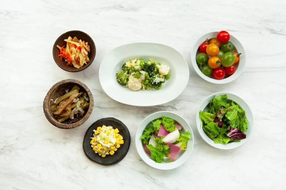 뷔페 아침 식사