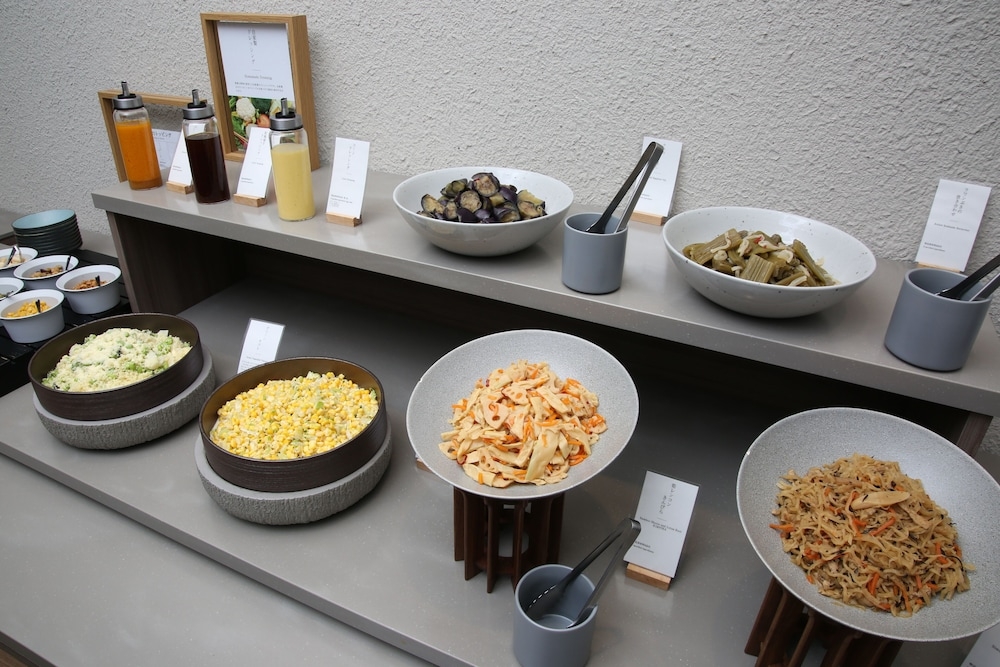 뷔페 아침 식사