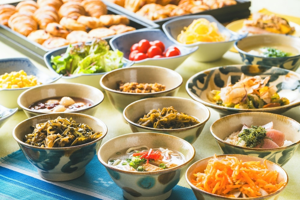 뷔페 아침 식사