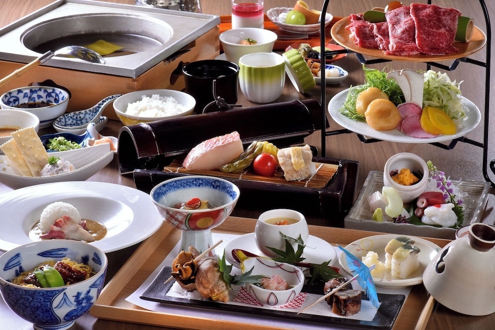 료칸 내 식사 공간