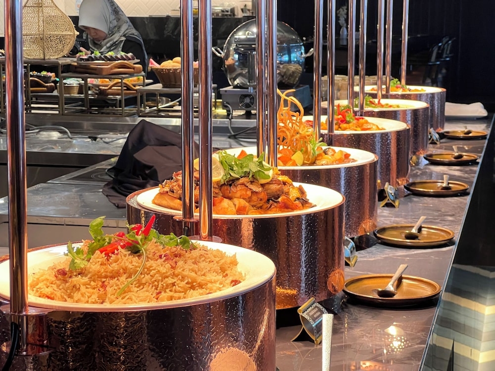 뷔페 아침 식사