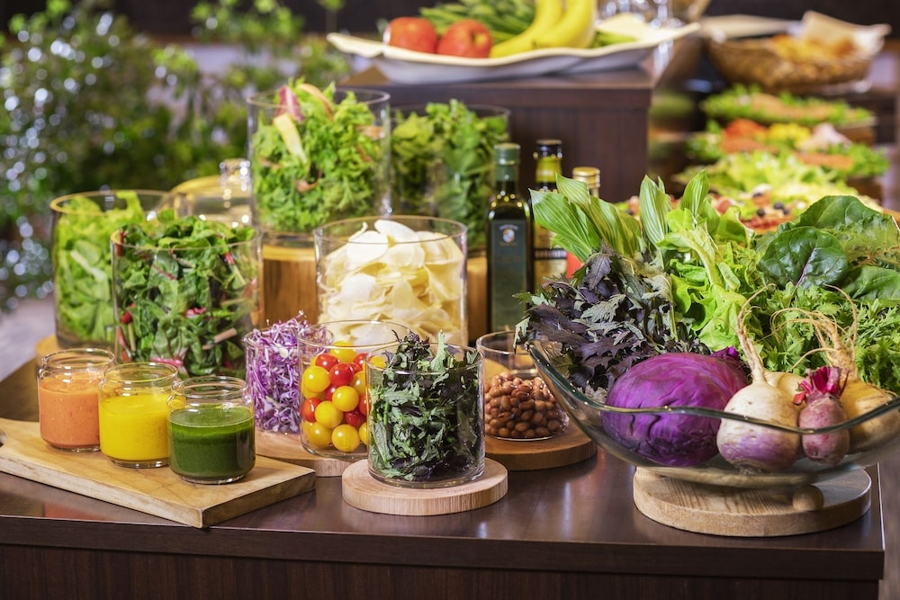 뷔페 아침 식사