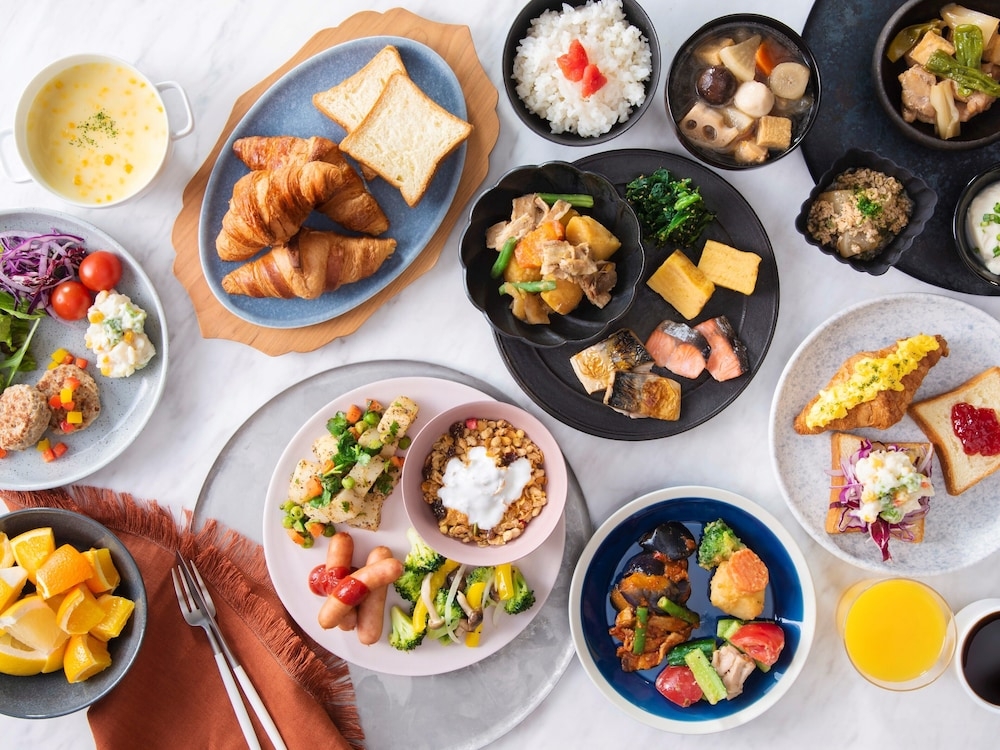 뷔페 아침 식사