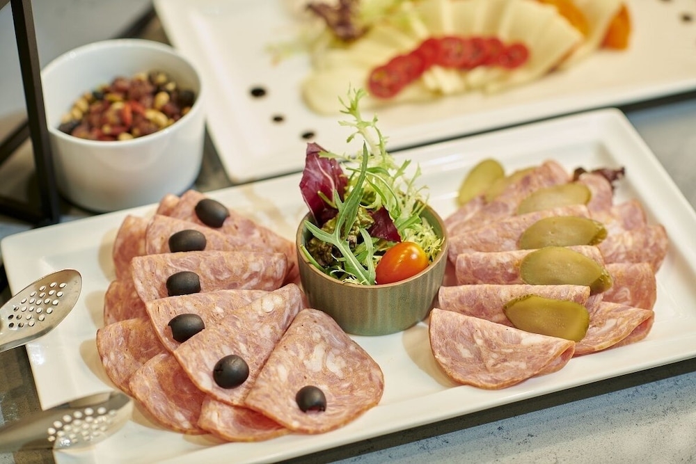 뷔페 아침 식사