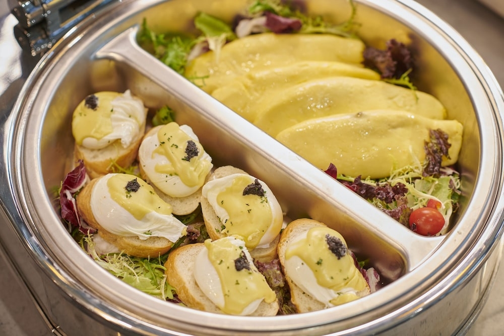 뷔페 아침 식사