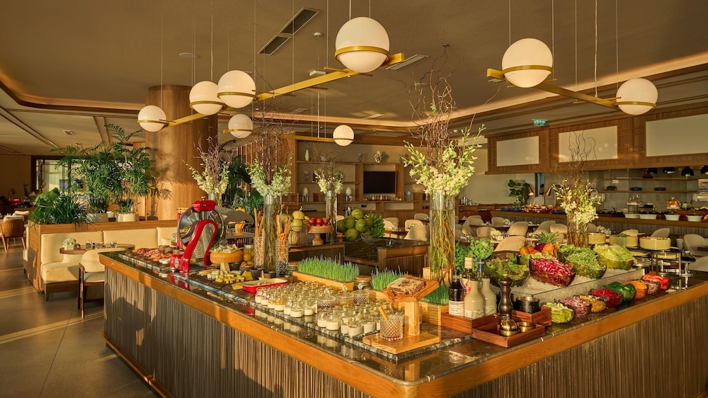 뷔페 아침 식사