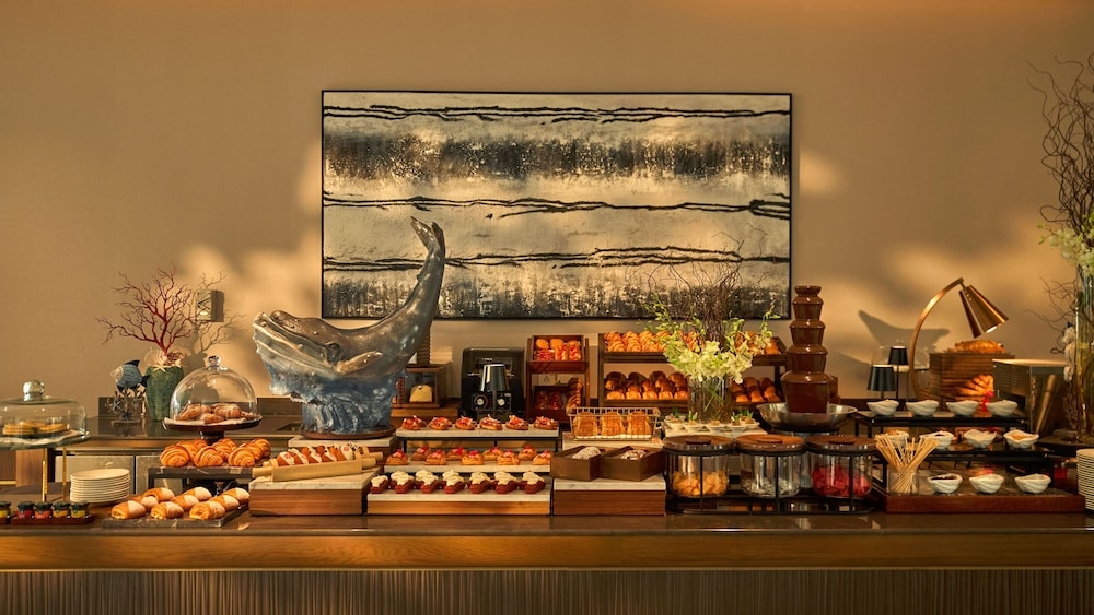 뷔페 아침 식사