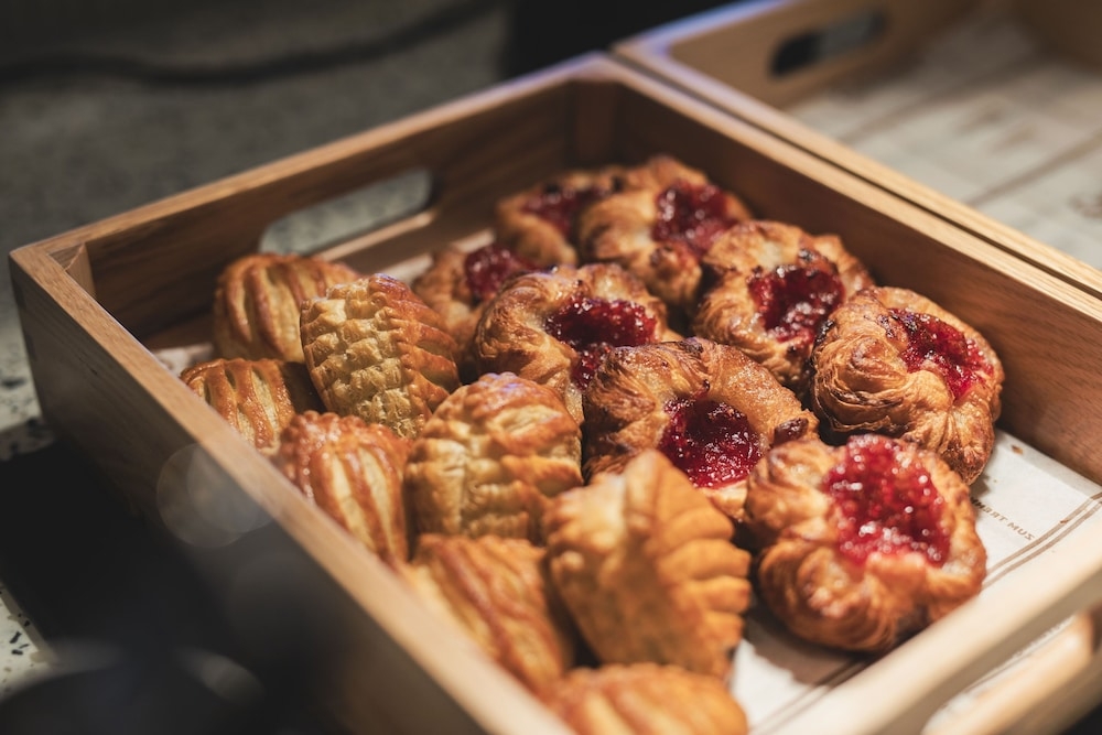 뷔페 아침 식사