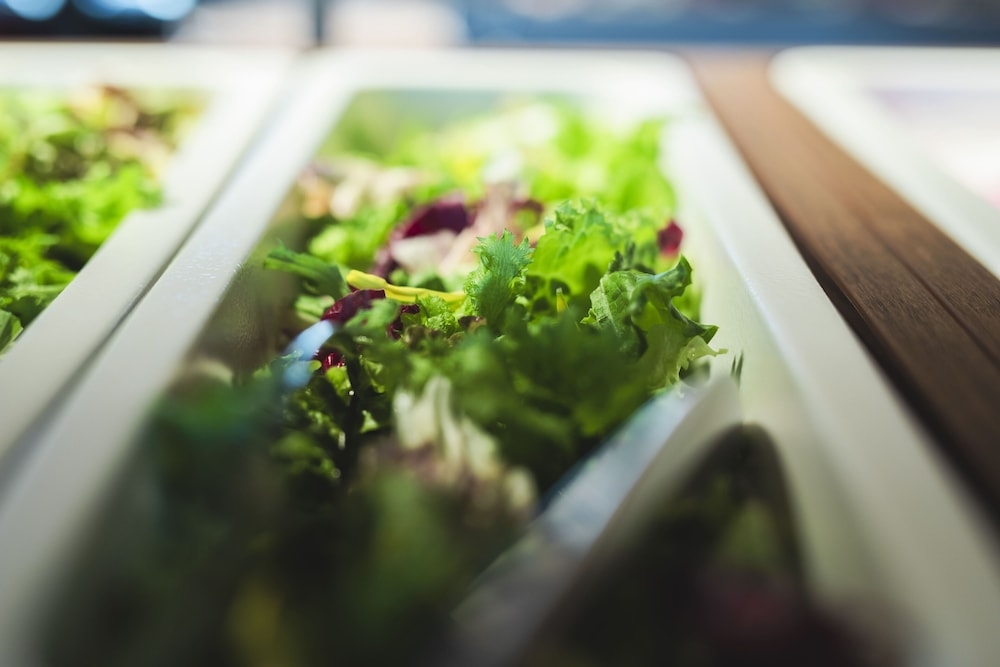 뷔페 아침 식사