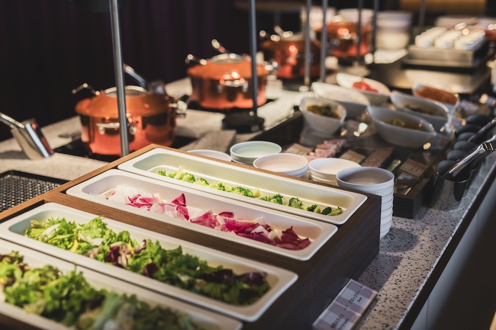 뷔페 아침 식사