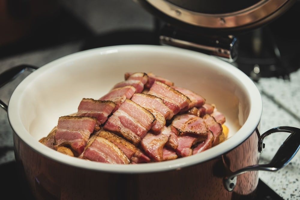 뷔페 아침 식사