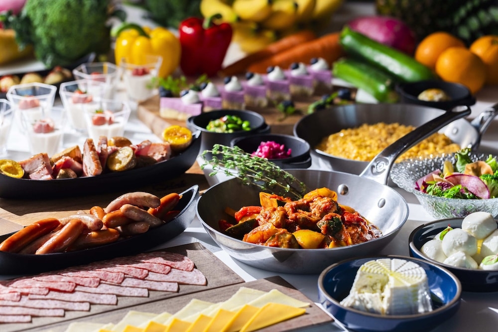 뷔페 아침 식사