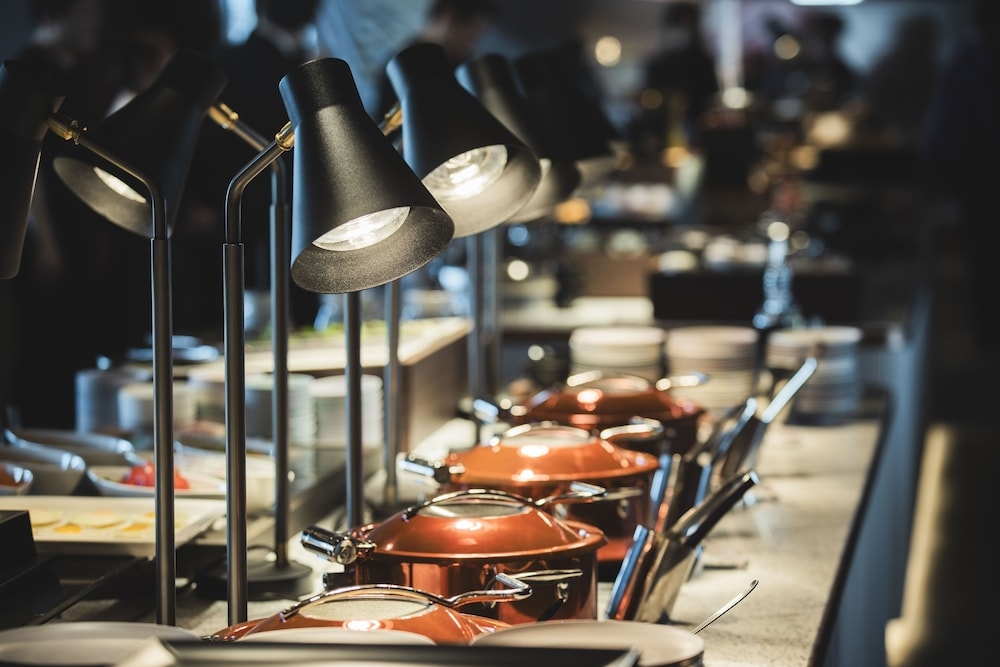 뷔페 아침 식사