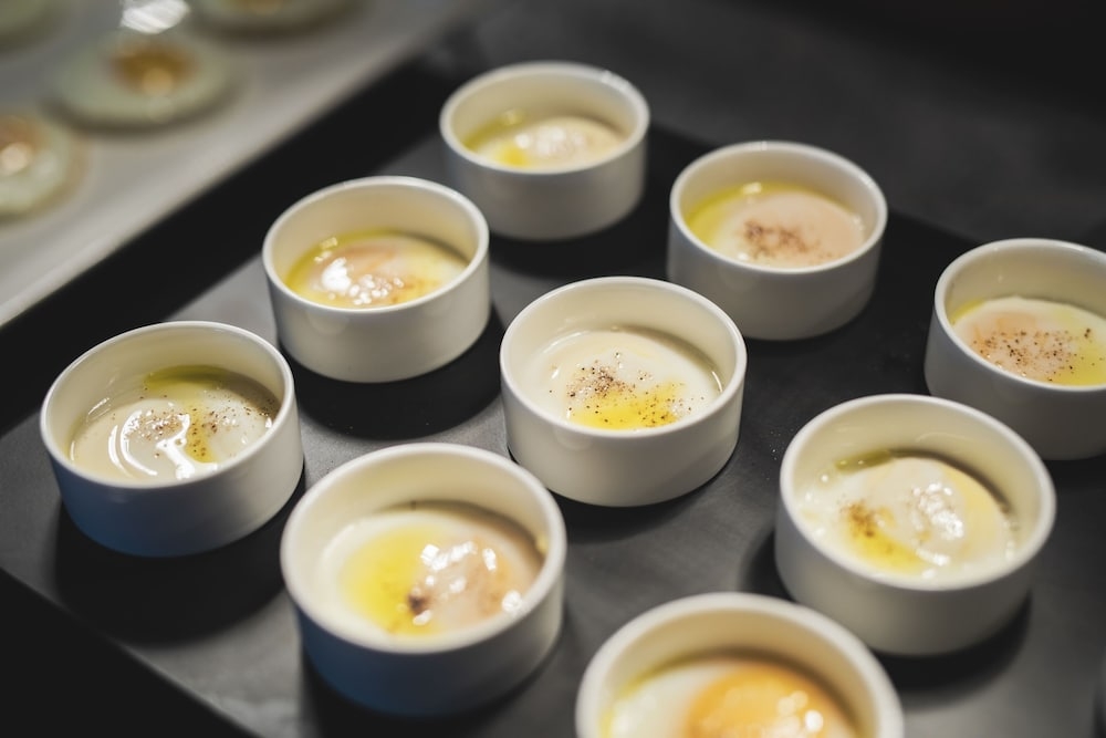 뷔페 아침 식사