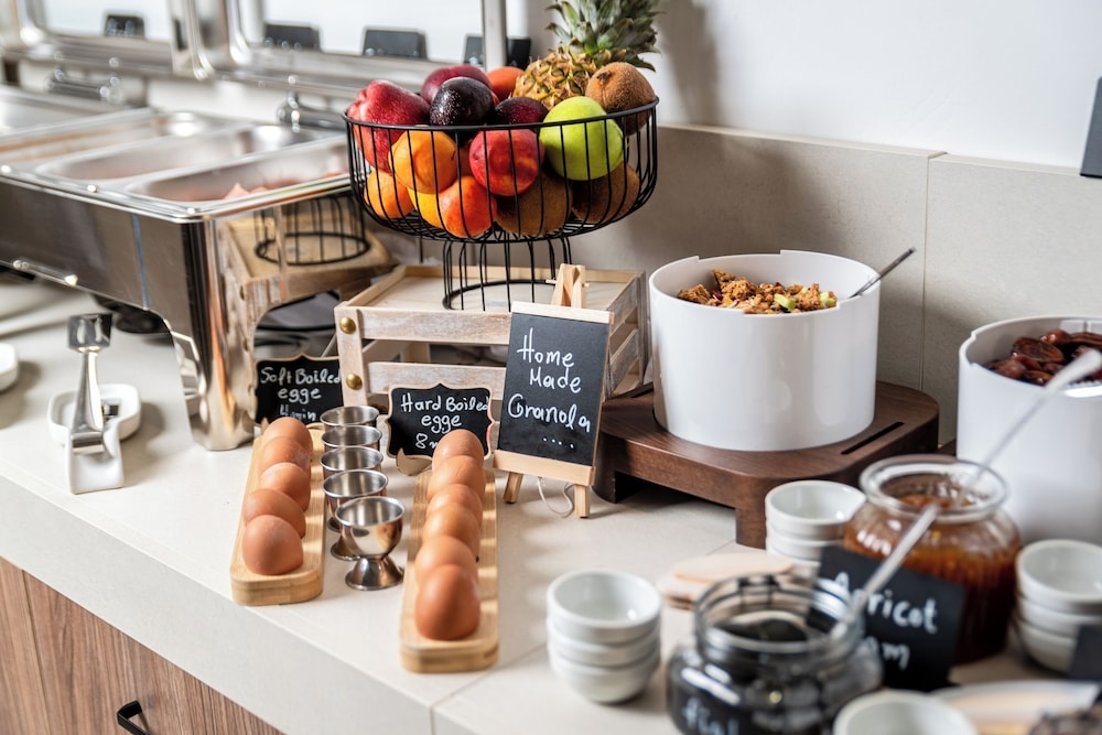 뷔페 아침 식사