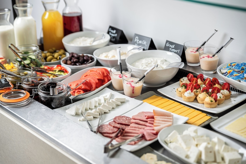 뷔페 아침 식사