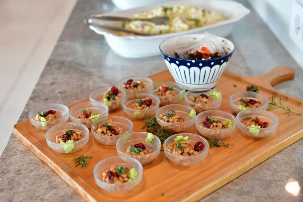 뷔페 아침 식사