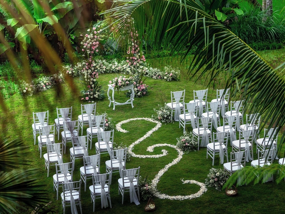 야외 결혼식 공간