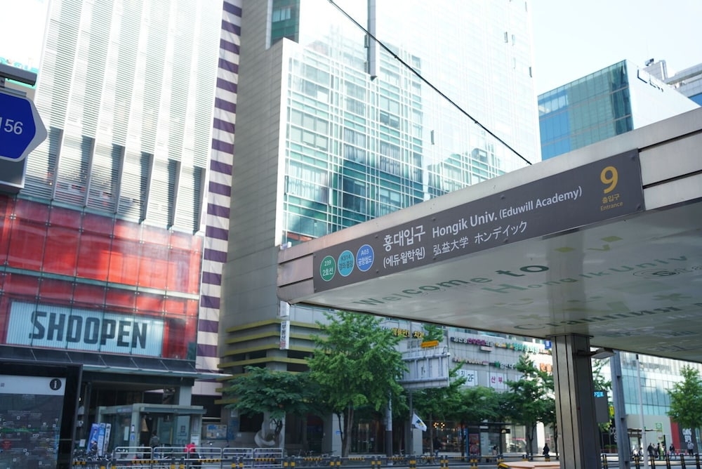 숙박 시설에서 보는 주변 전망