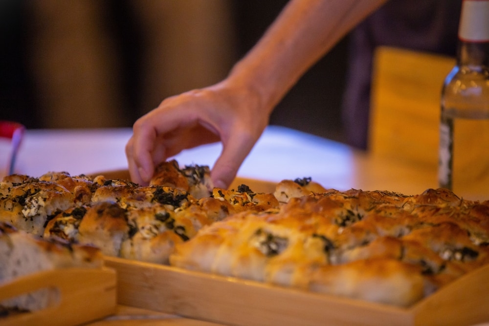 뷔페 아침 식사